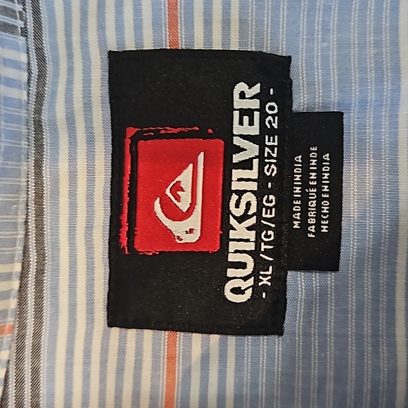 Quicksilver Boys XL Longsleeve Button Down - Picture 3 of 5